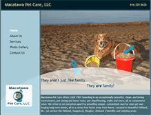 Tablet Screenshot of macatawapetcare.com